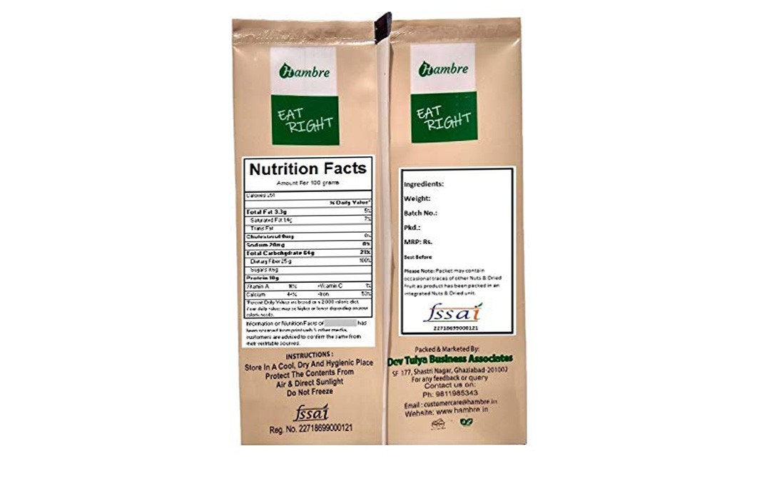 Hambre Black Mustard Seeds    Pack  250 grams